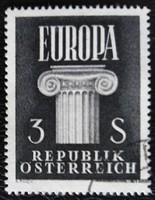 A1081p /  Ausztria 1960 Europa CEPT bélyeg pecsételt