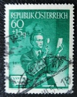 A957p /  Ausztria 1950 Bélyegnap bélyeg pecsételt
