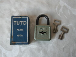Completed tuto lock + 2 pcs. Key in original box