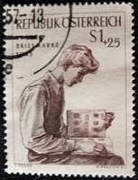 A1023p /  Ausztria 1955 Bélyegnap bélyeg pecsételt
