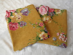 Floral furniture fabric (2 pcs.)