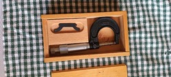 Antique micrometer.