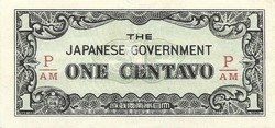 1 centavo 1944 Fülöp szigetek Japán megszállás