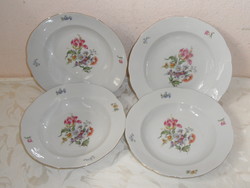 Older Eisenberg porcelain deep plate (4 pcs.)