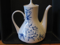 Retro echt kobalt Weimar GDR porcelain coffee and tea pot, pitcher