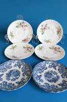 Royal doulton floral English porcelain cake plate 4 pcs + 2 pcs gift