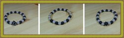 3 mineral bracelets, with 3 types of decoration at the same price, made of jade and volcano minerals.