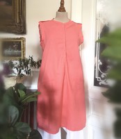 Esmara 42 linen-cotton coral colored summer dress