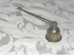 Old metal candle snuffer, knocker