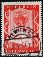A1029p /  Ausztria 1956 Bélyegnap bélyeg pecsételt