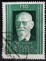 A1057p /  Ausztria 1958 Karl Renner bélyeg pecsételt