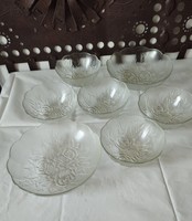 Rare, special glass compote / dessert set
