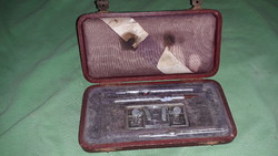 Antique Hungarian ii.Vh. Military sanitary mobile blood type determination set 20x10cm according to the pictures