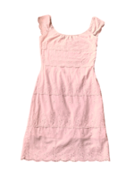 Twoofus summer pale pink embroidered dress