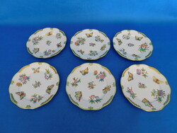 Víctória Herend set of 6 cookie plates