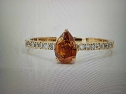 Gyémánt gyűrű 1.11 karát