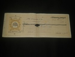 1941. 12 filaire bill of exchange for 70 gold pieces
