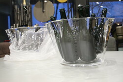 2 Taittinger champagne xxl ice tubs for champagne coolers - for 6-6 normal or 3-3 magnum bottles