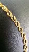 14K yellow gold anklet