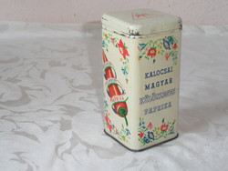 Kalocsa paprika old metal box
