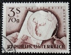 A1083p /  Ausztria 1960 Bélyegnap bélyeg pecsételt