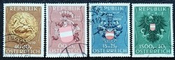A937-40p /  Ausztria 1949 Hazatelepültek és hadifoglyok bélyegsor pecsételt