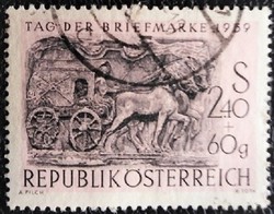 A1072p /  Ausztria 1959 Bélyegnap bélyeg pecsételt