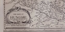 John Speede, map of Hungary, 1626.