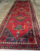 K2 Iranian heriz hand knot wool Persian running rug 110x440cm free courier