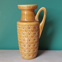 Vintage scheurich ceramic vase with handles