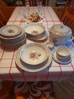Csehszlovák MZ porcelán étkészlet