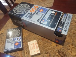 Retro new agfa super ferro dynamic sm 90+6 tape recorder is also a social real cooper