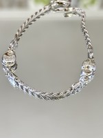 Brilliant silver bracelet