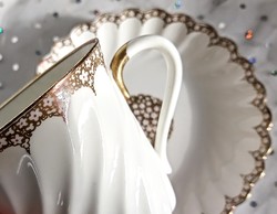 Gilded floral cup lomonosov