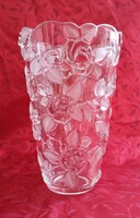 Walter glass, plastic rose vase. Marked, flawless!