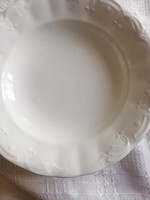 Tendril pattern granite white plate 3 pieces