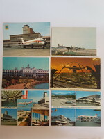Set of 6 retro airplane postcards. 13.