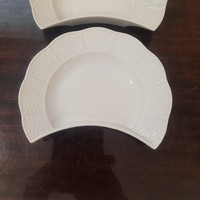 Fehér Herendi porcelán csonttányér, csontos tányér