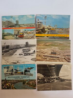 Set of 6 retro airplane postcards. 9.