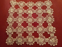 Old lace tablecloth, frivolous