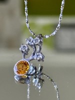 Beautiful silver necklace and pendant