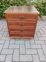 Pewter chest of drawers