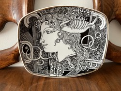 Hollóháza Saxon endre porcelain bowl/tender