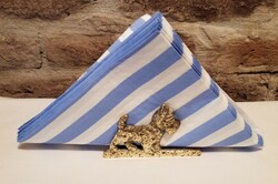 Sárgaréz szalvétatartó