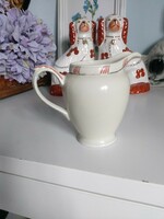 Kmk German porcelain pourer, small jug, can be about 3 decis, 12 cm high, with 2 defects