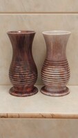 Pair of antique vases from Zsolnay - end of the 19th century