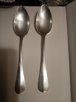 Pair of soup spoons