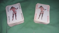 Antique 1930s pin up artist graphic rummy French deck of cards complete as shown in pictures