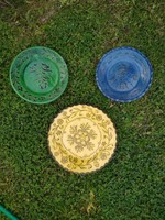 Colorful folk ceramic decorative bowls