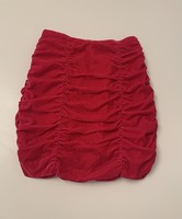 Dreamy strawberry raspberry French velvet velvet skirt h&m drawn lined 40s